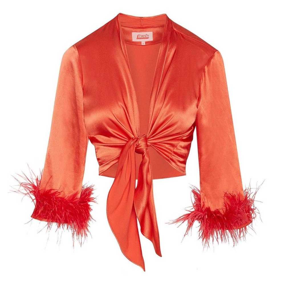 Rezek Foxy Top in Scarlett